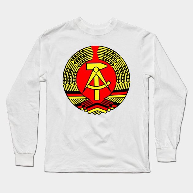 Coat of arms of East Germany Long Sleeve T-Shirt by impacteesstreetwear